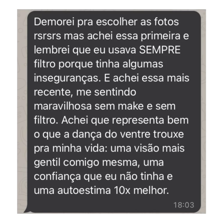 medo de ensaiar e comparação